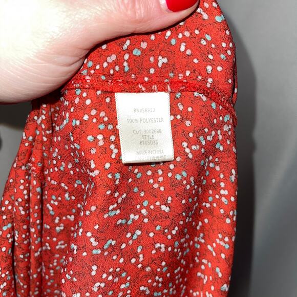 Max Edition Hi-Low Faux Wrap Top NWOT! Sz Small - Picture 5 of 7